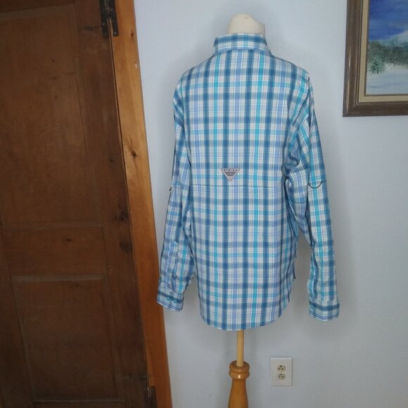NWT mens Columbia PFG Omni shade button down shirt performance fishing gear S - Picture 4 of 16